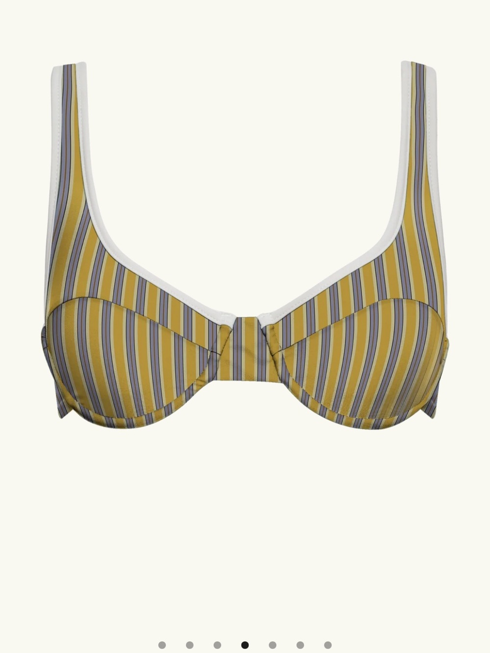 acacia swimwear ruby piped top in akiko